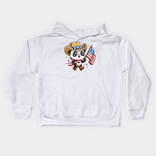 A Whimsical Tribute to American Culture in Cartoon Style T-Shirt Kids Hoodie